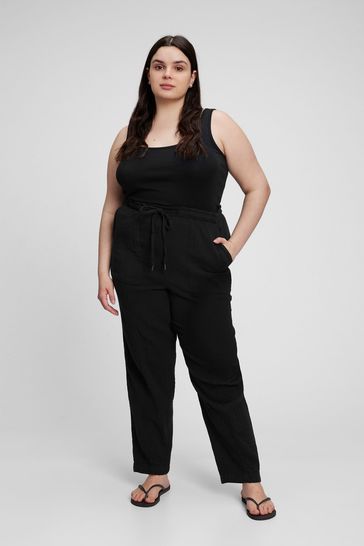 Plus size pull clearance on trousers