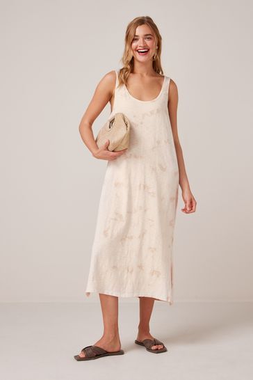 Buy Gap Scoopneck Sleeveless Midi Dress from the Gap online shop
