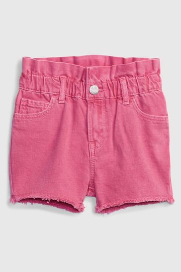 Pink Just Like Mom Denim Shorts