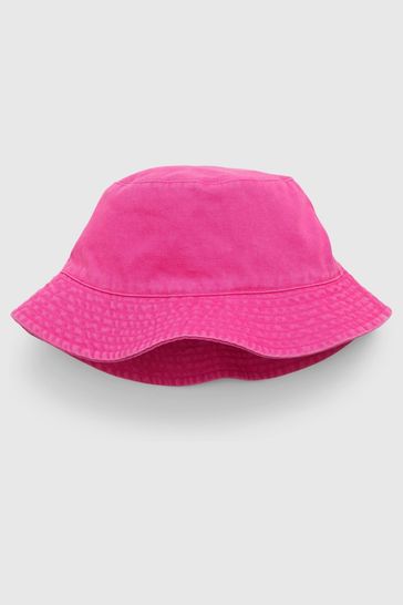 Pink Organic Cotton Bucket Hat