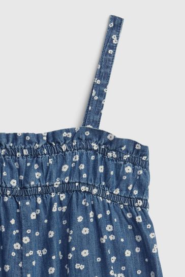 Gap Blue Denim Romper Playsuit