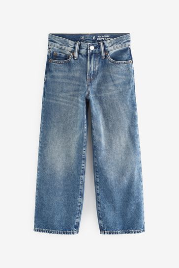 Medium Blue 90's Loose Jeans