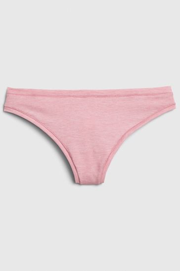 Pink Breathable Thong Knickers