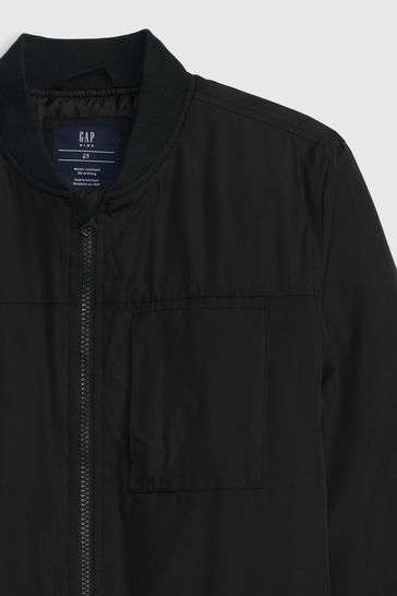 Black bomber jacket gap best sale