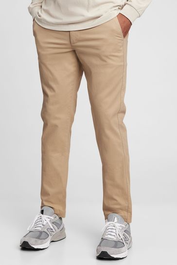Buy Gap Essential Chinos in Slim Fit with Washwell from the Gap online shop