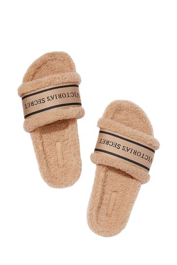 Faux fur slides 2025 victoria's secret