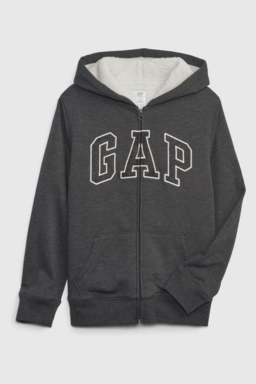 Buy Gap Logo Sherpa Lined Hoodie from the Gap online shop