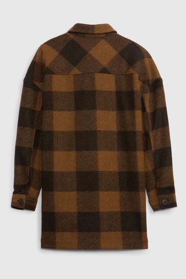 Buy Gap Check Shacket from the Gap online shop