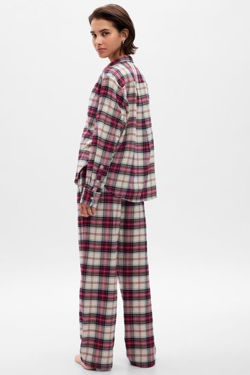 Buy Gap Flannel Check Family Christmas Pyjama Shirt Bottoms from