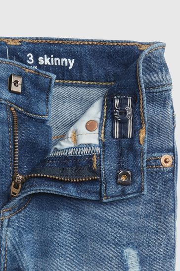 Destructed skinny clearance jeans