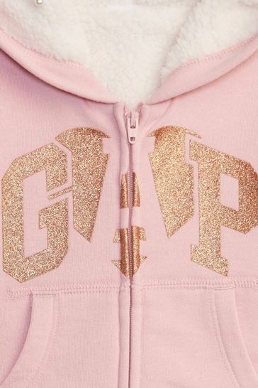 Pink glitter hoodie new arrivals