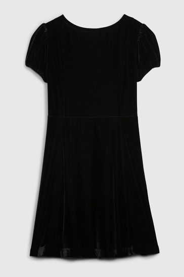 Gap black velvet dress 2025