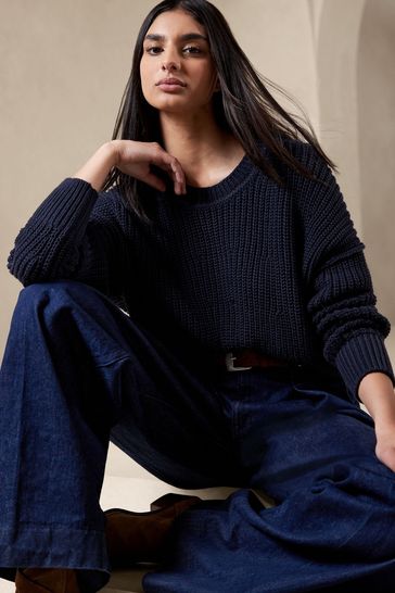 Banana republic blue sweater hotsell