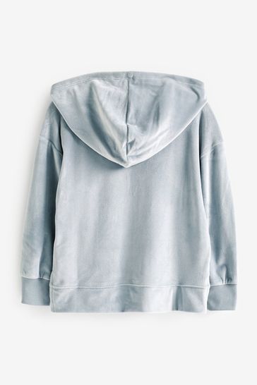 Oversized velour clearance hoodie