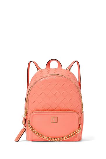 Victoria's Secret Guava Woven Small Backpack