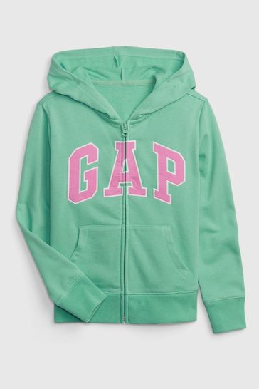 Buy Gap Logo Zip Up Hoodie from the Gap online shop