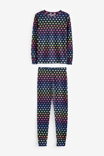 Buy Gap Graphic Heart Print Long Sleeve Pyjamas from the Gap