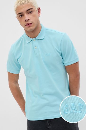 Buy Gap Logo Pique Polo Shirt from the Gap online shop