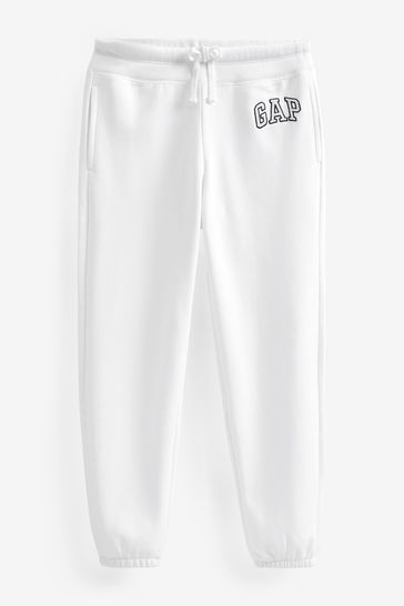Gap white joggers discount