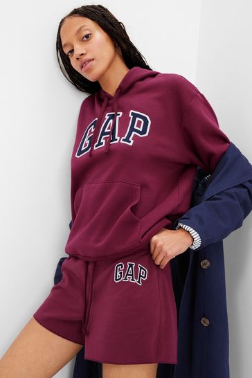 Red Burgundy Logo Hoodie