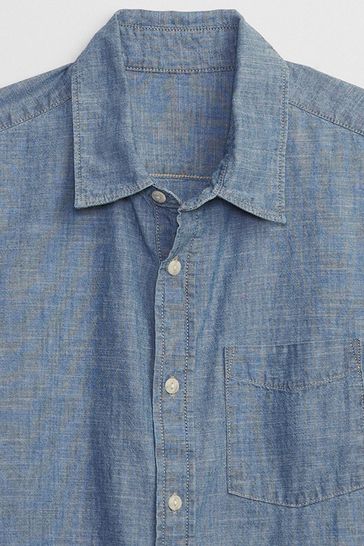 Gap mens cheap chambray shirt