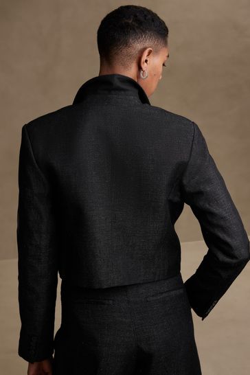 Banana republic sales black wool coat