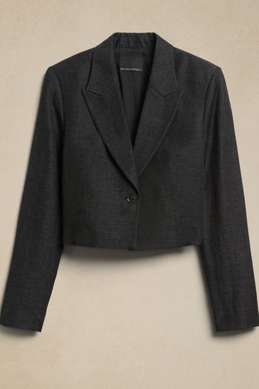 Banana republic striped blazer new arrivals