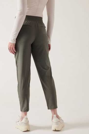 Athleta Black Brooklyn Mid Rise Featherweight Ankle Trousers