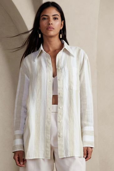 Linen shirt cheap piece online