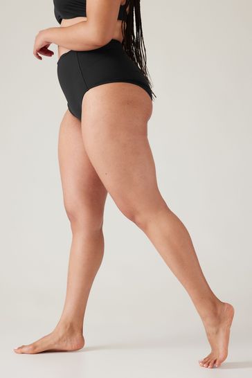 Athleta Black Essential Ultra High Waist Swim Bottom