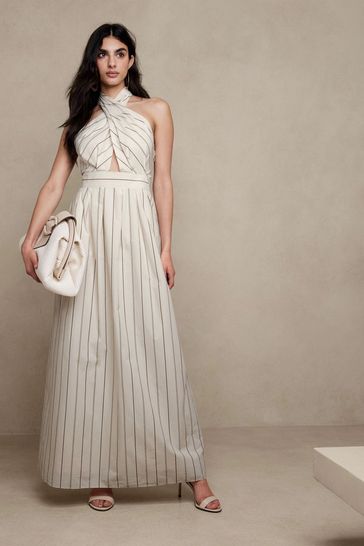 Poplin maxi sale dress