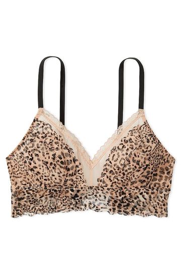 Victoria's Secret Leopard Cheetah Animal Print Bralette‎ 32DD