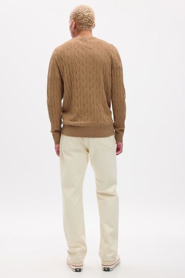 Gap mens cable knit store sweater