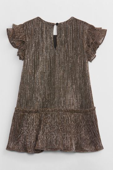Short ruffle sleeve sale dress