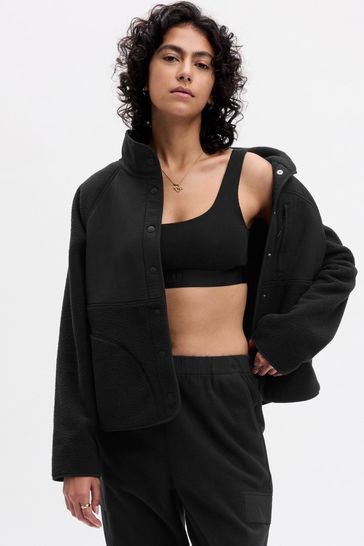 Slim fit clearance fleece jacket