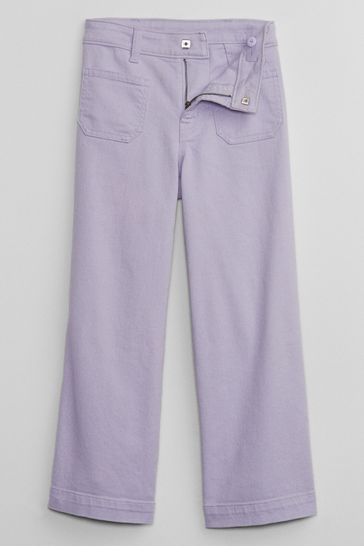 Gap Dark Wash Blue High Rise Wide Leg Washwell Jeans