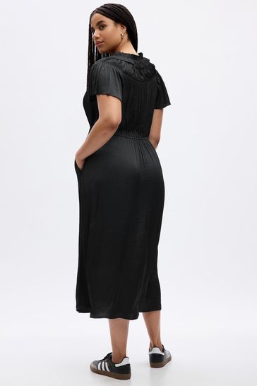 Gap midi cheap cap sleeve dress