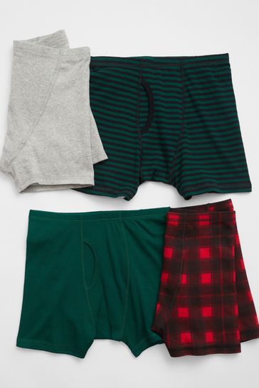 Buy Gap Kids 4 Pack Boxer Briefs (4-13yrs) from the Gap online shop