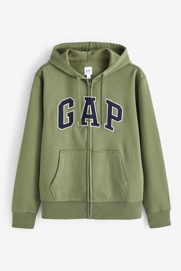 Buy Gap Logo Zip Up Hoodie from the Gap online shop
