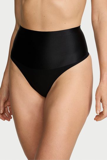 Victoria's Secret Black Smooth Thong Shaping Knickers