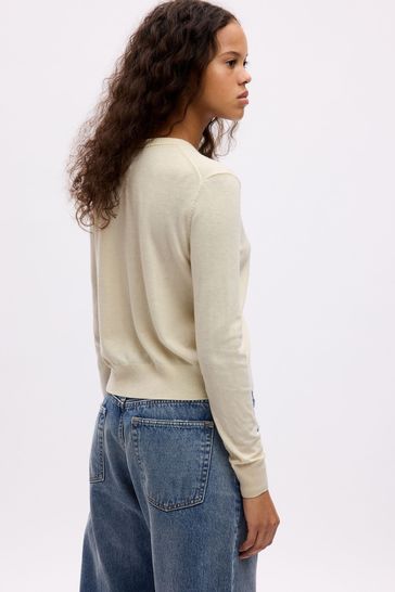Lightweight beige cardigan hotsell