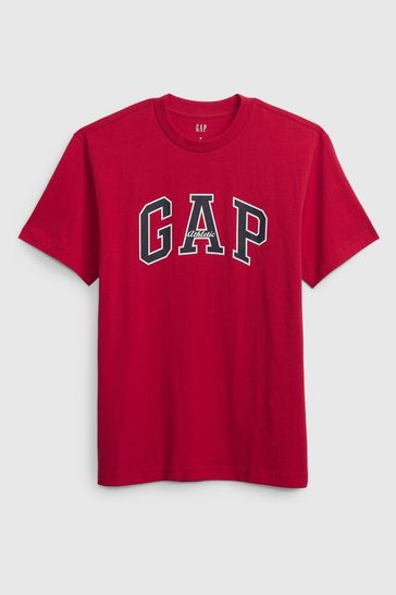 Red Archive Arch Logo T-Shirt