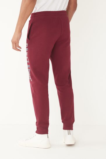 gap red joggers