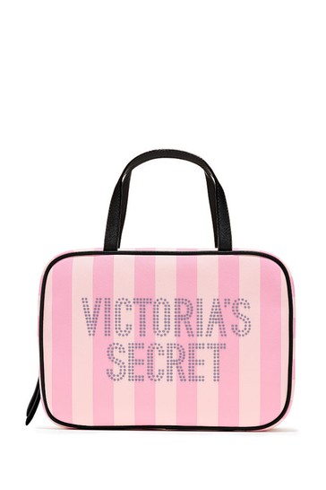 Victoria’s Secret Signature Stripe Jetsetter Travel Case