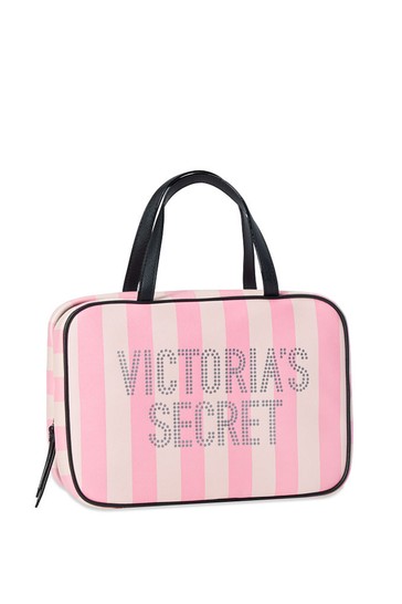 Victoria's Secret Weekender Striped Tote Bag Details: -Brand New
