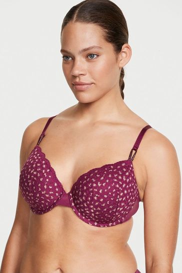 Victoria's Secret Berry Stained Purple Smooth Lightly Lined T-Shirt Bra