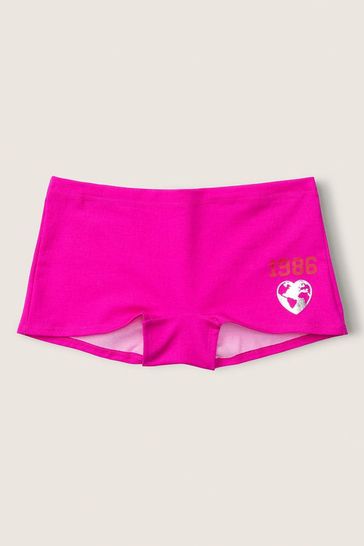 Victoria's Secret PINK Laser Pink Cotton Short Knicker