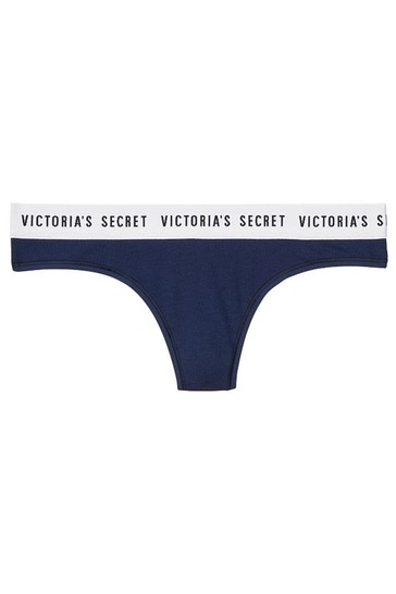 Buy Victoria s Secret Cotton Logo Thong Panty from the Victoria s