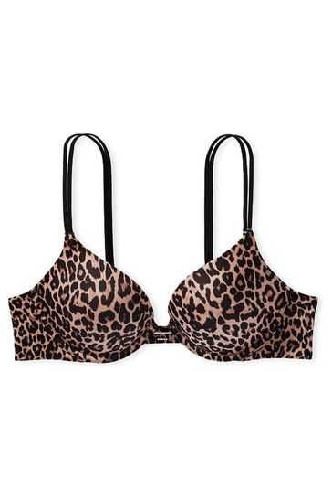 Victoria's Secret Sexy Leopard Print Smooth Plunge Push Up Bra