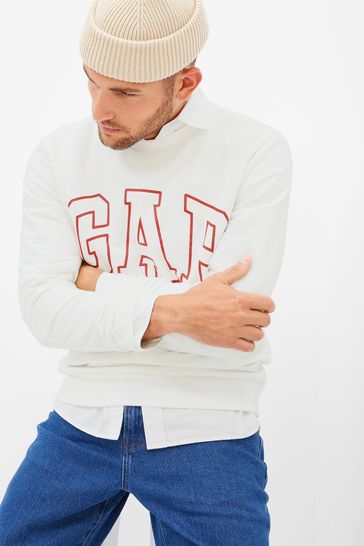White shop gap sweatshirt